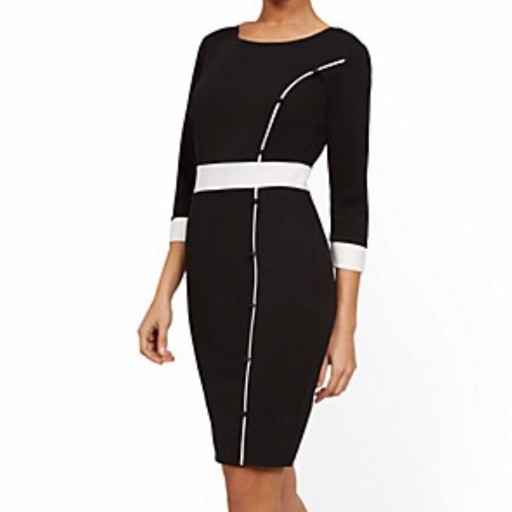 Black And White Dress